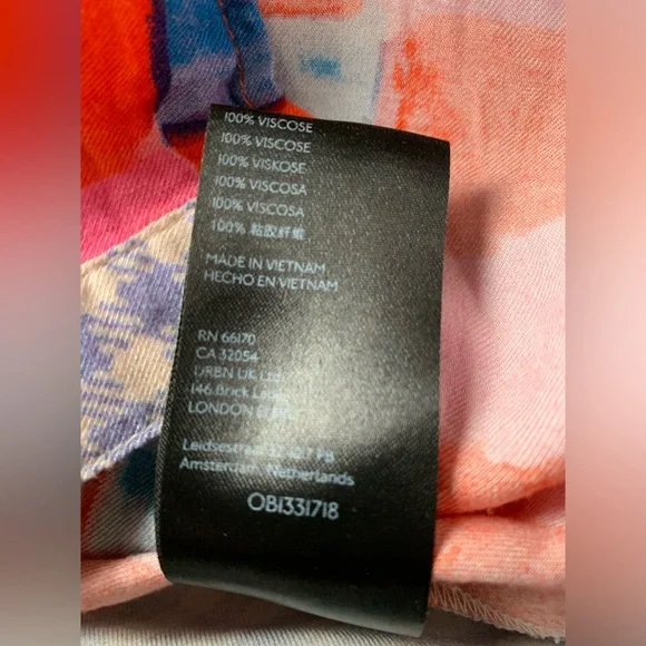 RARE Maeve Anthropologie Paz Buttondown Shirt Floral Patchwork Size XS - Picture 6 of 7